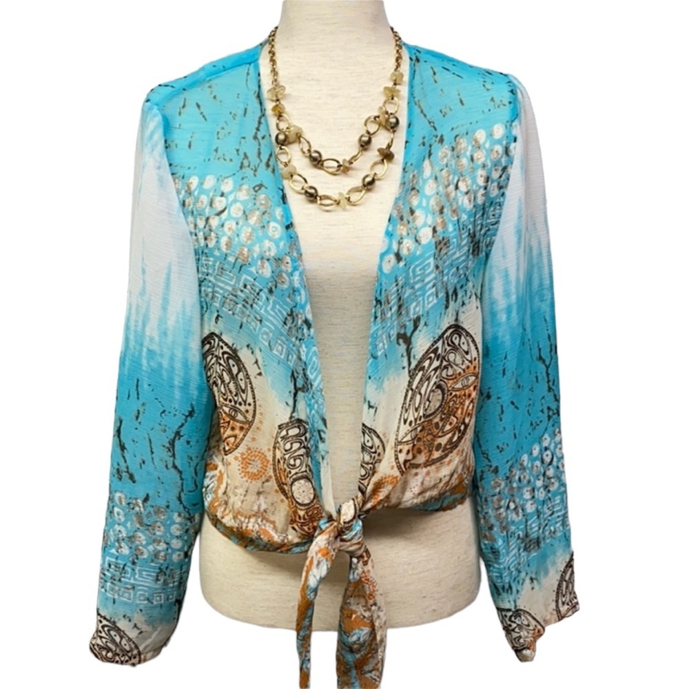 Connie’s Moonlight Ties At Waist Blouse